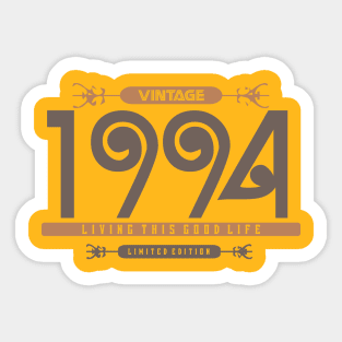 26th Birthday T-Shirt - Vintage 1994 Sticker